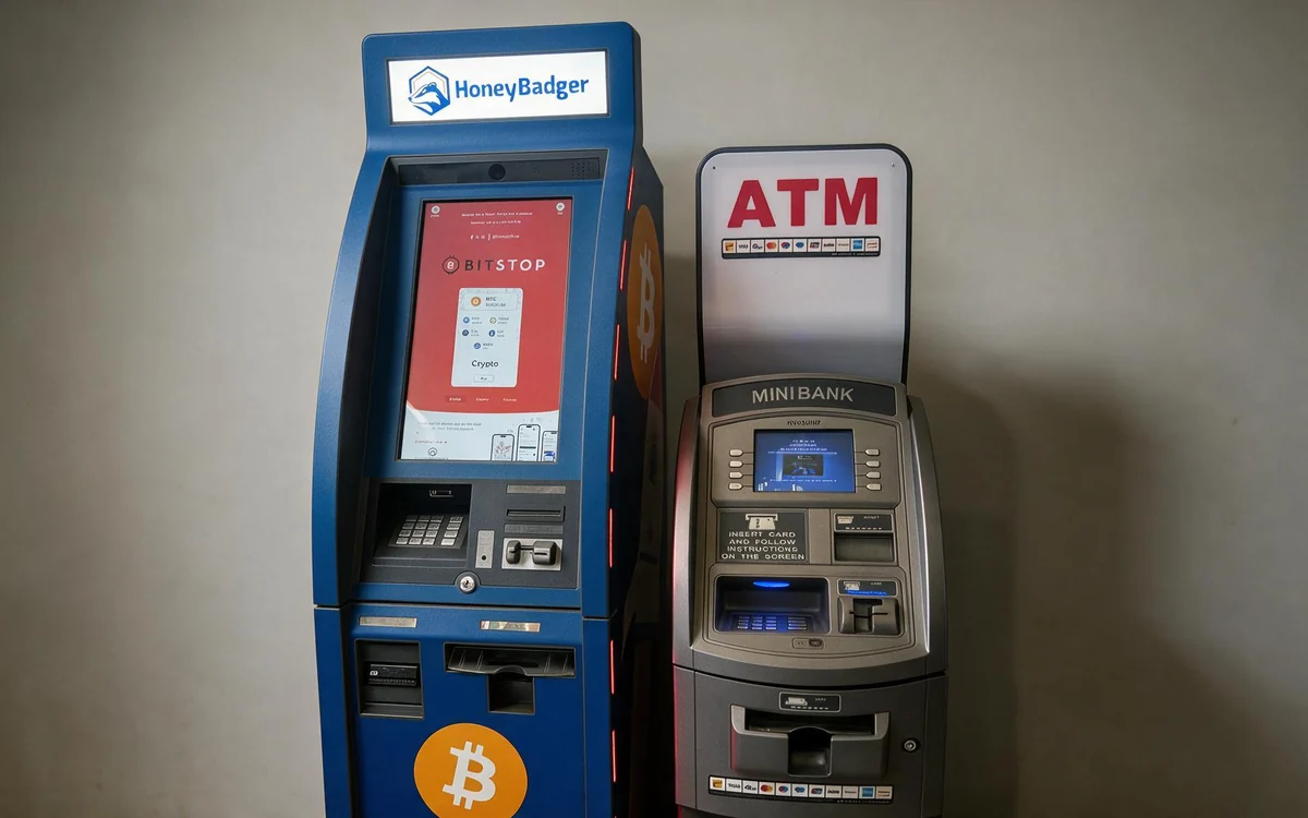 The Mini Bank ATM inside the store